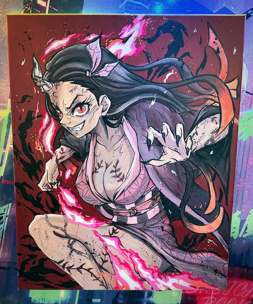 Dark Evolution - 24"x30" Original Canvas
