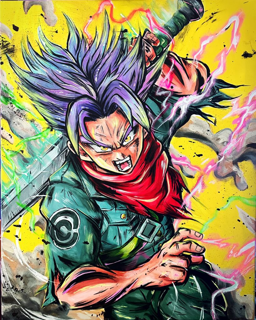 Trio Fusion - 24"x30" Original Canvas