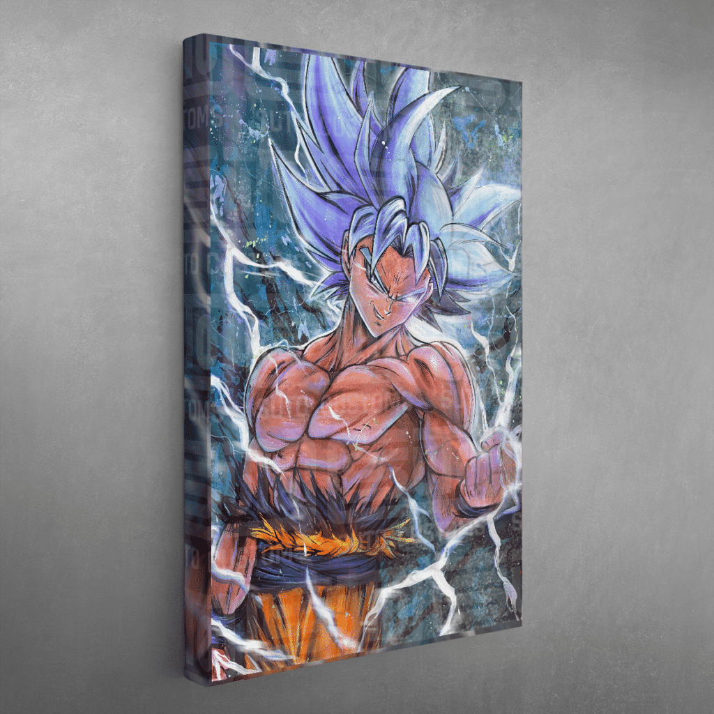 Blue Saiyan - Canvas Print
