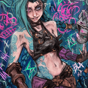 Jinx – 30"x40" Original Canvas